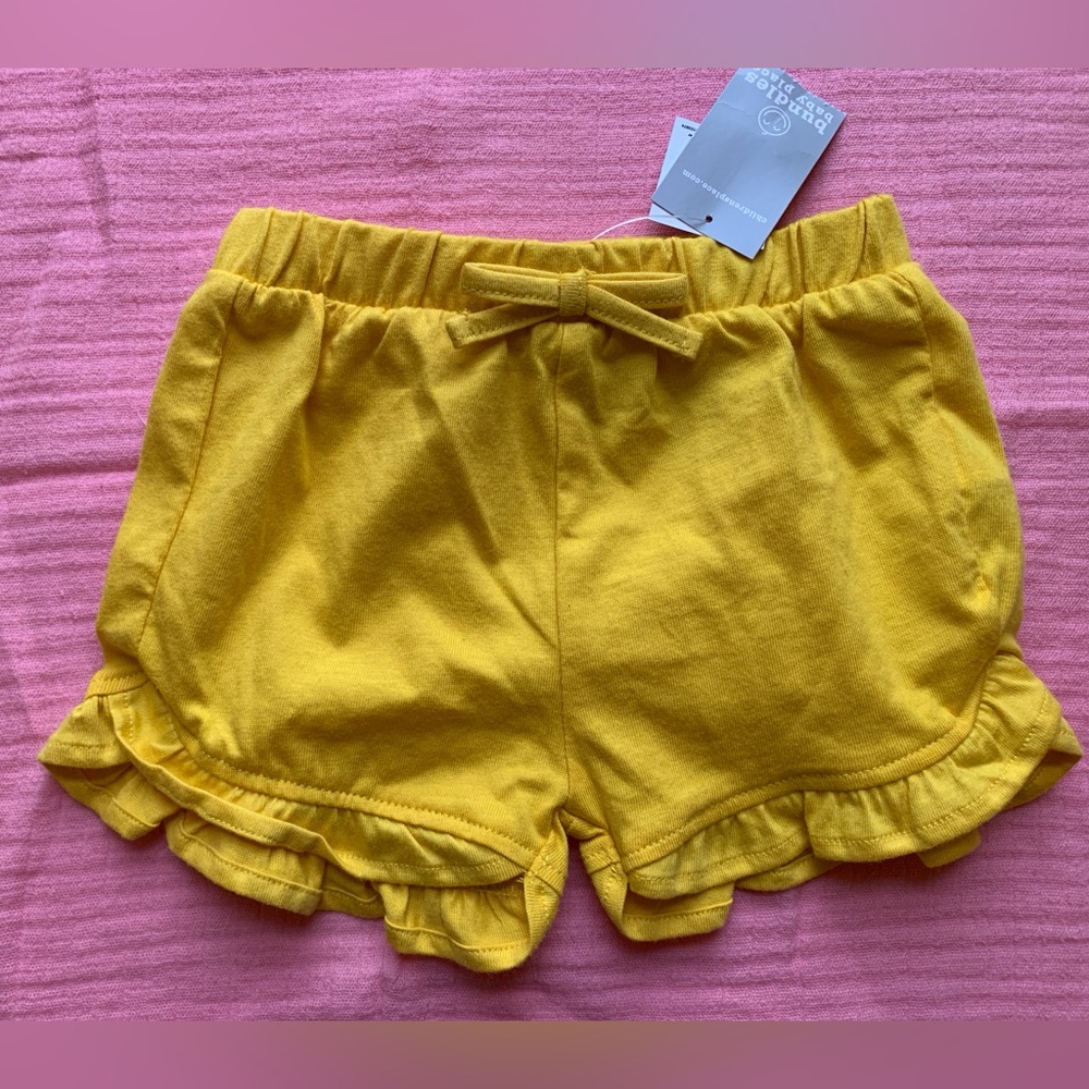 Pack of 3 Baby Shorts - The Children's Place size 0-3 months girls NWT - Picture 6 of 12